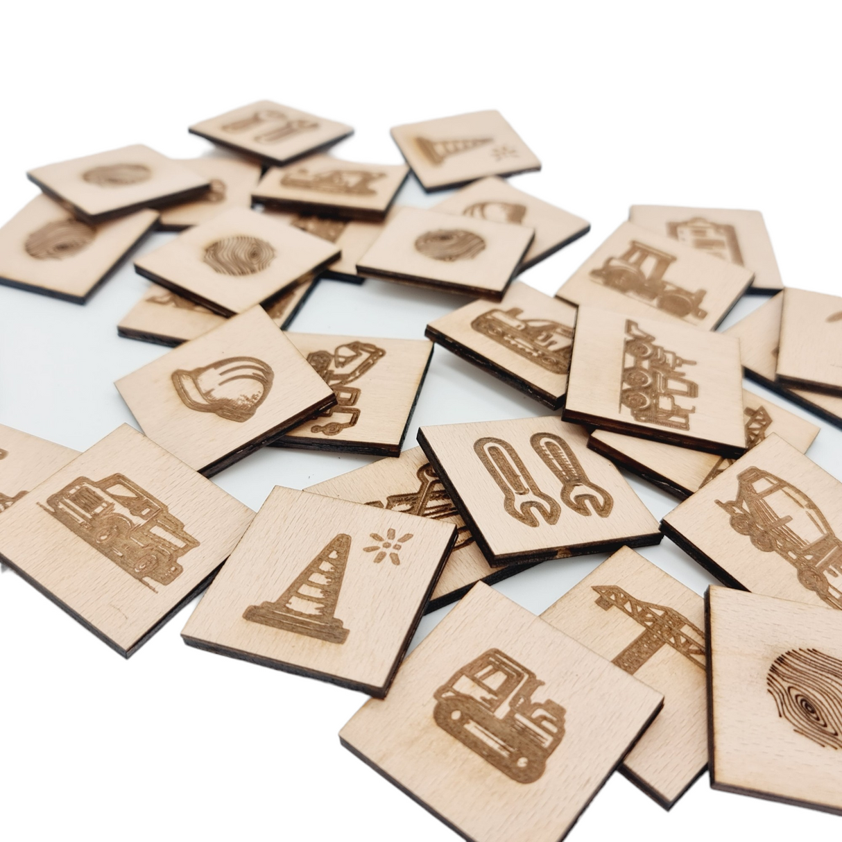 Wisewoodz Bauwesen/Konstruktion Gedächtnisspiel aus Holz