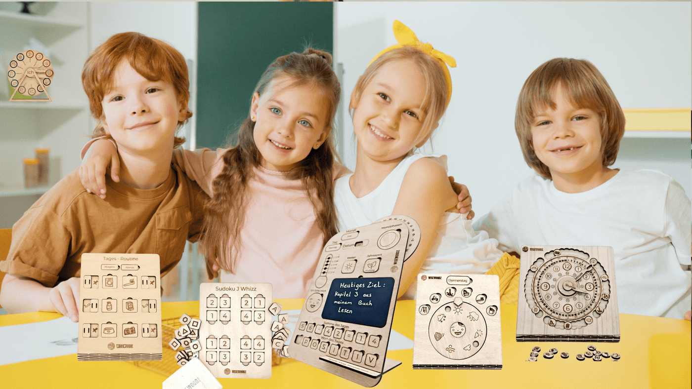 Pädagogisches Holzspielzeug und Montessori-Spielzeug, mit Liebe in Deutschland hergestellt