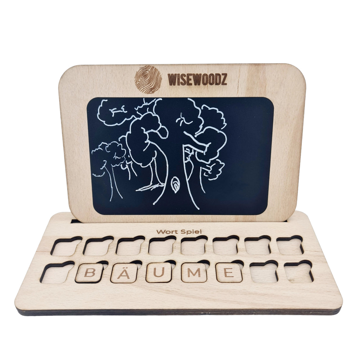 Pictionary-Spiel für Kinder aus Holz