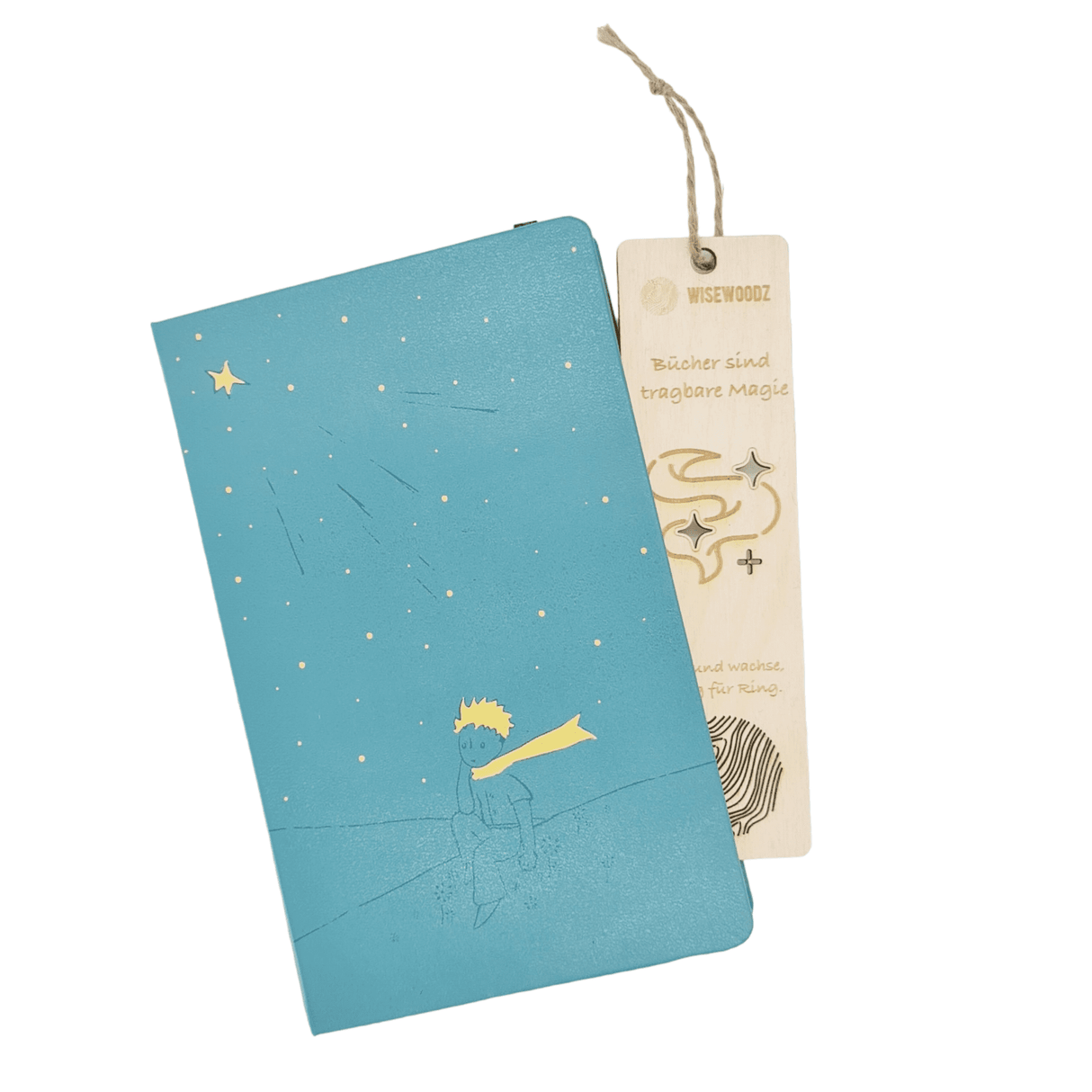 Holz-Lesezeichen für Kinder mit inspirierenden Sprüchen