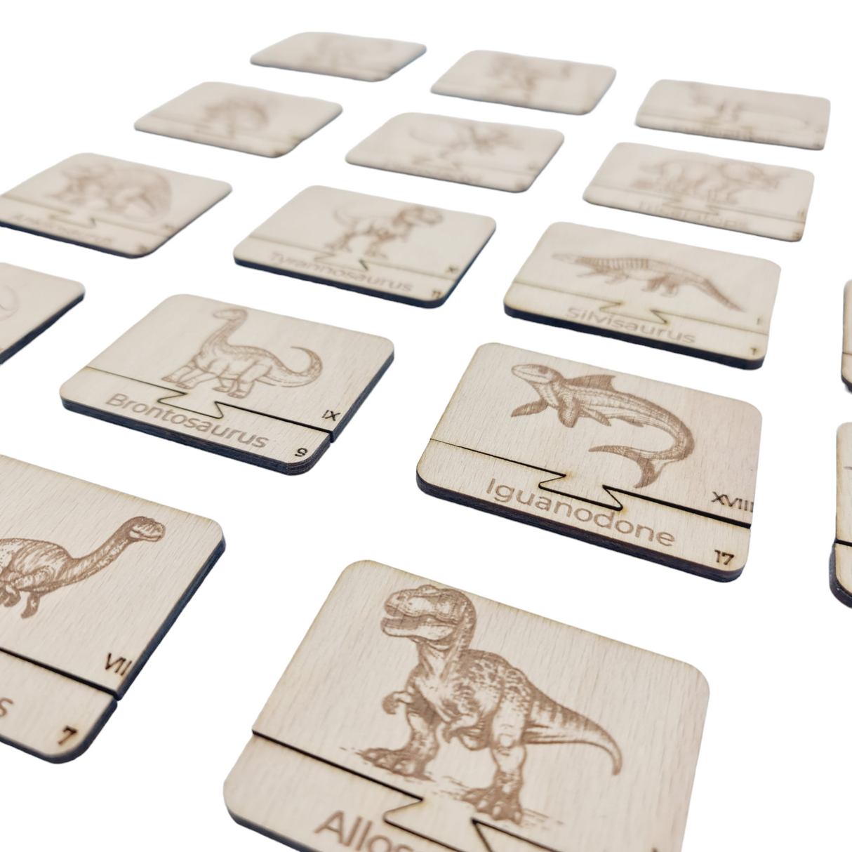 Wisewoodz Dino Puzzle Spiel