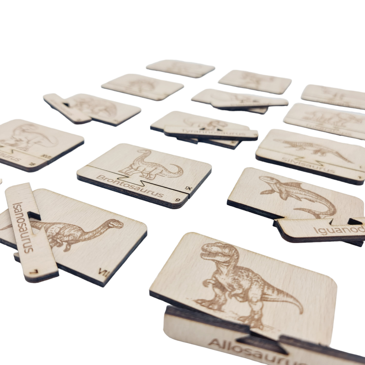 Wisewoodz Dino Puzzle Spiel