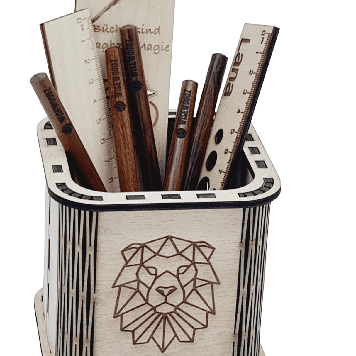 Wisewoodz Schreibwarenbox mit Gravur
