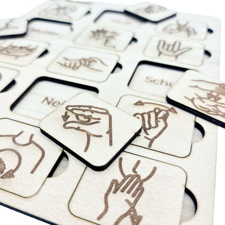 holzzeichensprache grundlagen puzzle