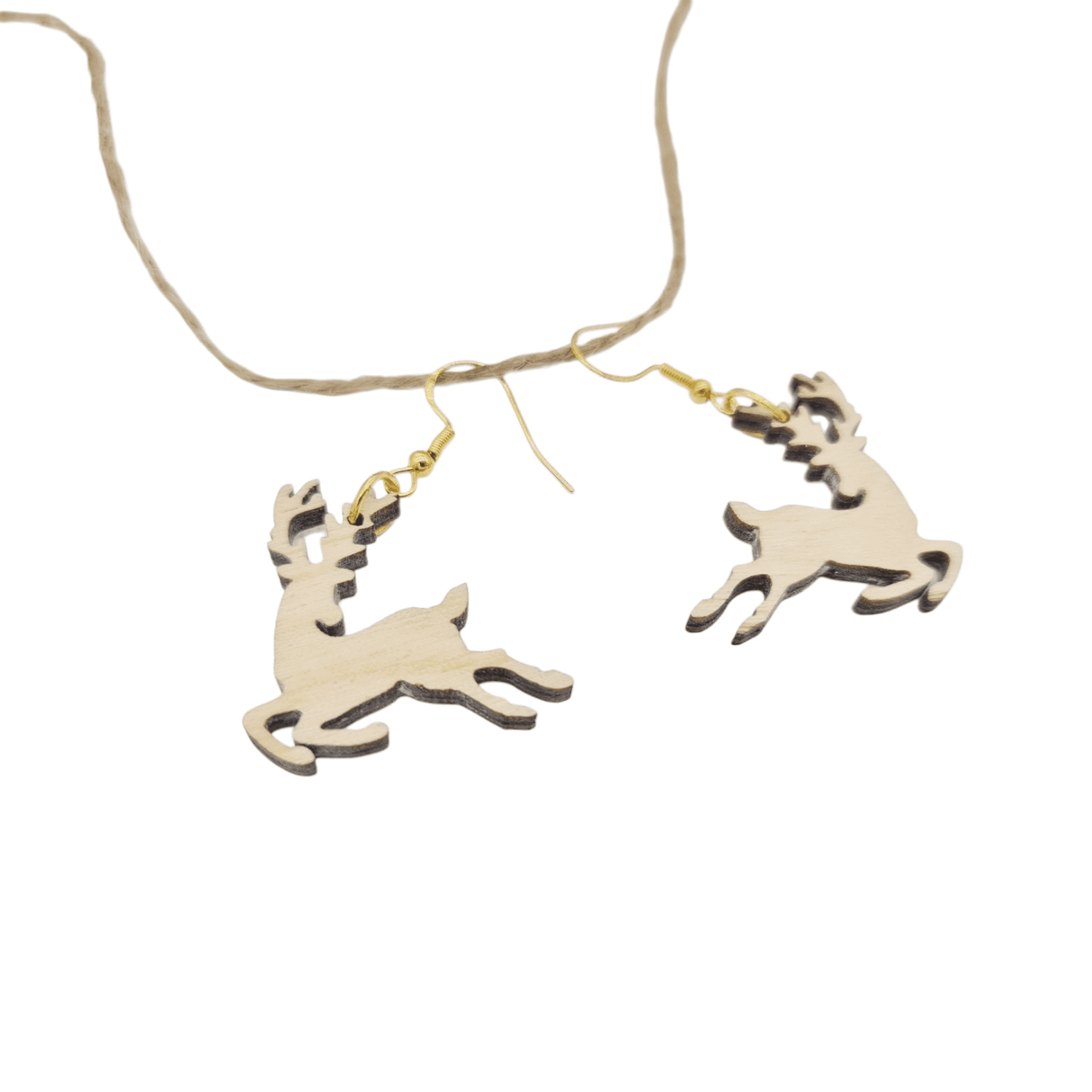 Wisewoodz Rentier-Ohrringe: Frohe Festtage! 🦌✨