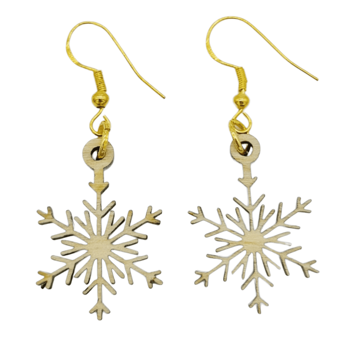 Wisewoodz Schneeflocken-Ohrringe: Winterzauber für Kinder! ❄️✨