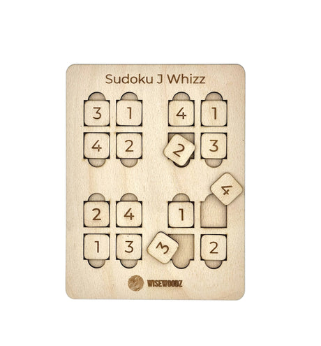 Holz-Sudoku-Spiel für Kinder